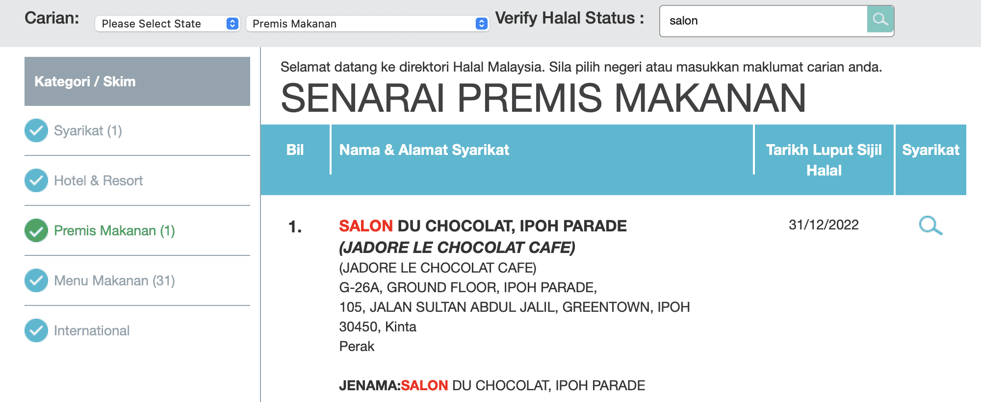 Is Salon Du Chocolat Halal?